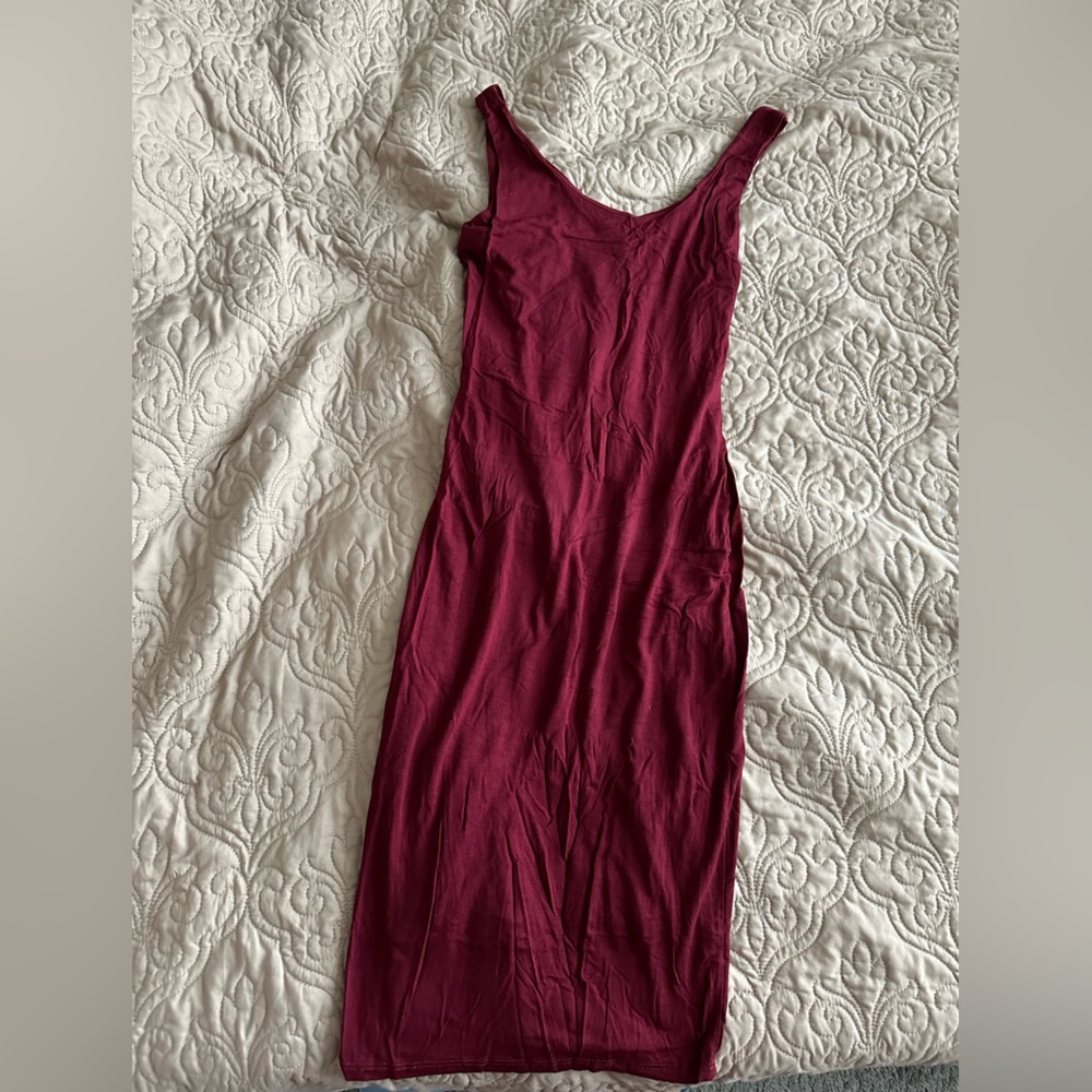 Red Body Cone Dress Size Small